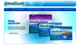 What Imodium.es website looked like in 2018 (5 years ago)