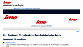 What Ime-gmbh.de website looked like in 2018 (5 years ago)
