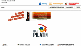 What Istitutopilati.it website looked like in 2018 (5 years ago)