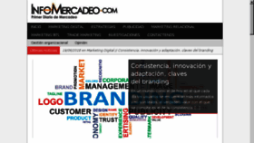 What Infomercadeo.com website looked like in 2018 (7 years ago)