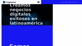 What Imaginamos.com website looked like in 2018 (5 years ago)