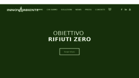 What Innovambiente.it website looked like in 2018 (6 years ago)