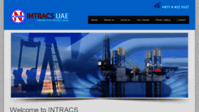 What Intracs.ae website looked like in 2018 (5 years ago)