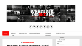 What Indonesianholic.com website looked like in 2018 (5 years ago)