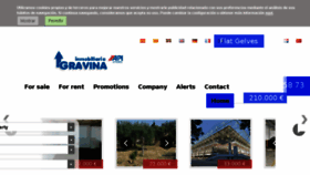 What Inmobiliariagravina.es website looked like in 2018 (5 years ago)