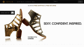 What Isolashoes.com website looked like in 2018 (5 years ago)