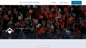 What Iamforgood.org website looked like in 2018 (6 years ago)