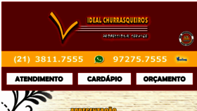 What Idealchurrasqueiros.com.br website looked like in 2018 (5 years ago)