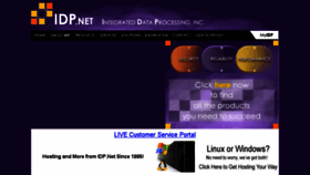 What Idp.net website looked like in 2018 (5 years ago)