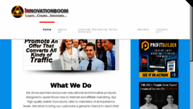 What Innovationboom.com website looked like in 2018 (5 years ago)