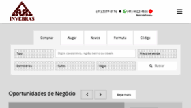 What Invebras.com.br website looked like in 2018 (5 years ago)