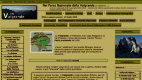 What In-valgrande.it website looked like in 2018 (5 years ago)