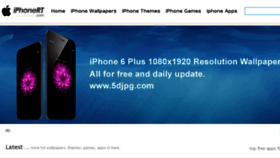 What Iphonert.com website looked like in 2018 (5 years ago)