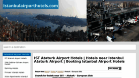 What Istanbulairporthotels.com website looked like in 2018 (5 years ago)