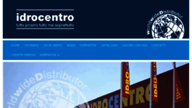 What Idrocentro.com website looked like in 2018 (5 years ago)