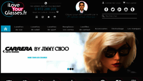 What Iloveyourglasses.fr website looked like in 2018 (5 years ago)