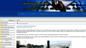 What Igkoenigsklasse.de website looked like in 2018 (5 years ago)