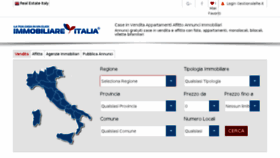 What Immobiliare-italia.it website looked like in 2018 (5 years ago)