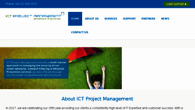 What Ict-pro.com website looked like in 2018 (5 years ago)
