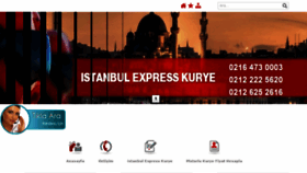 What Istanbulexpresskurye.com website looked like in 2018 (5 years ago)