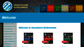 What Investitureachievement.com website looked like in 2018 (5 years ago)