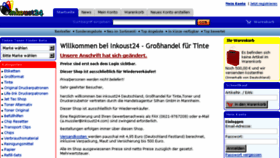 What Inkoust24.de website looked like in 2018 (5 years ago)