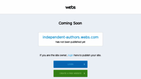 What Independent-authors.com website looked like in 2018 (5 years ago)