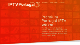 What Iptvportugal.tv website looked like in 2018 (5 years ago)
