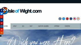 What Isleofwight.com website looked like in 2018 (5 years ago)