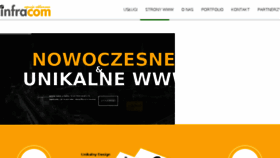 What Infracom.pl website looked like in 2018 (5 years ago)