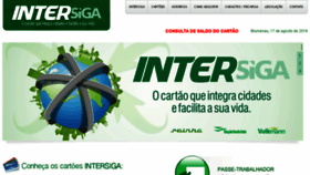 What Intersiga.com.br website looked like in 2018 (5 years ago)