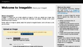 What Imagebin.ca website looked like in 2018 (5 years ago)