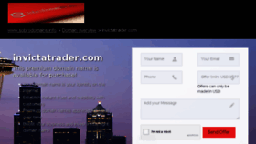 What Invictatrader.com website looked like in 2018 (5 years ago)