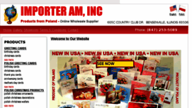 What Importerinc.com website looked like in 2018 (5 years ago)