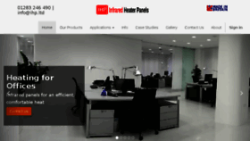 What Infraredheaterpanels.co.uk website looked like in 2018 (5 years ago)