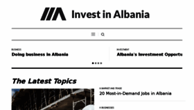 What Invest-in-albania.org website looked like in 2018 (5 years ago)