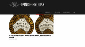 What Indigenousx.com.au website looked like in 2018 (5 years ago)