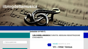 What Ilblogdellamusica.com website looked like in 2018 (5 years ago)