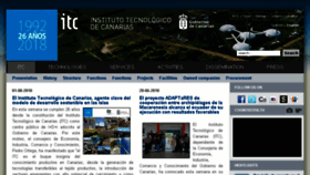 What Itccanarias.org website looked like in 2018 (5 years ago)