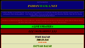 What Indianmatka.net website looked like in 2018 (5 years ago)
