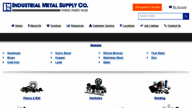 What Imsmetals.com website looked like in 2018 (5 years ago)