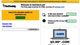 What Imeicheck.net website looked like in 2018 (5 years ago)