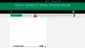 What Indiantvserialepisode.blogspot.com website looked like in 2018 (5 years ago)