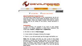 What Images.devilfinder.com website looked like in 2018 (5 years ago)