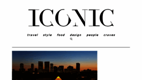 What Iconiclife.com website looked like in 2018 (5 years ago)
