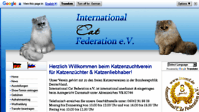 What Intercf.de website looked like in 2018 (5 years ago)