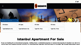 What Istanbulapartmentsforsale.com website looked like in 2018 (5 years ago)