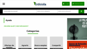 What Infoisla.org website looked like in 2018 (5 years ago)