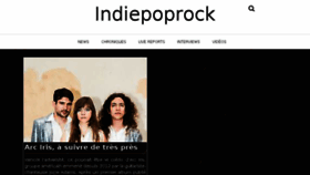 What Indiepoprock.fr website looked like in 2018 (5 years ago)