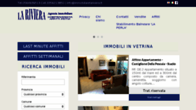 What Immobiliarelariviera.it website looked like in 2018 (5 years ago)